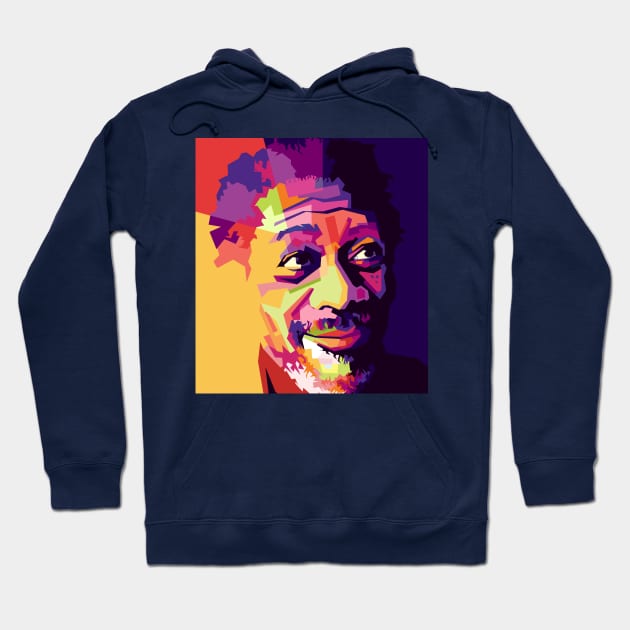 Morgan freeman Hoodie by Danwpap2